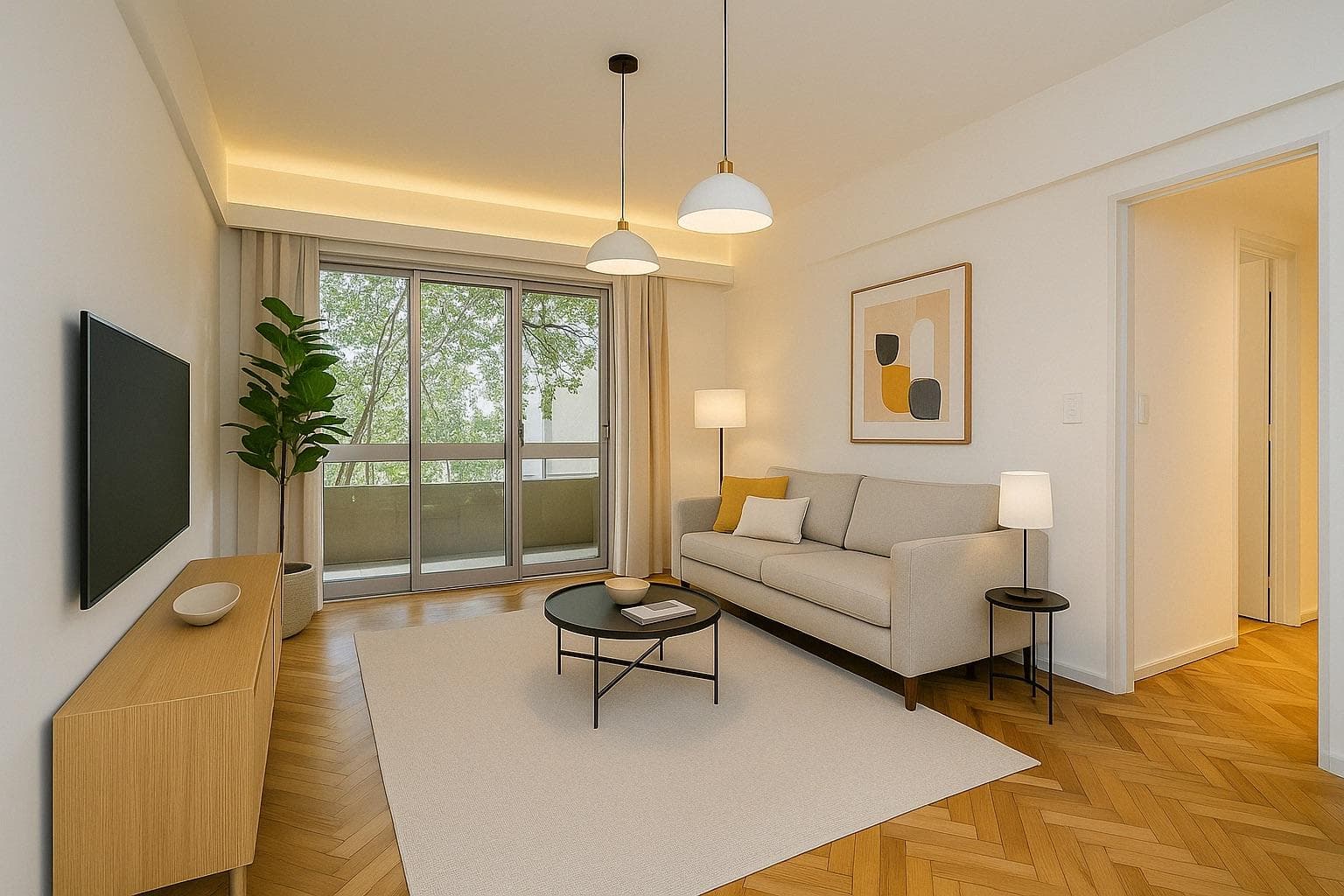 Departamento · Tres ambientes · Rivera Indarte al 100 · Flores